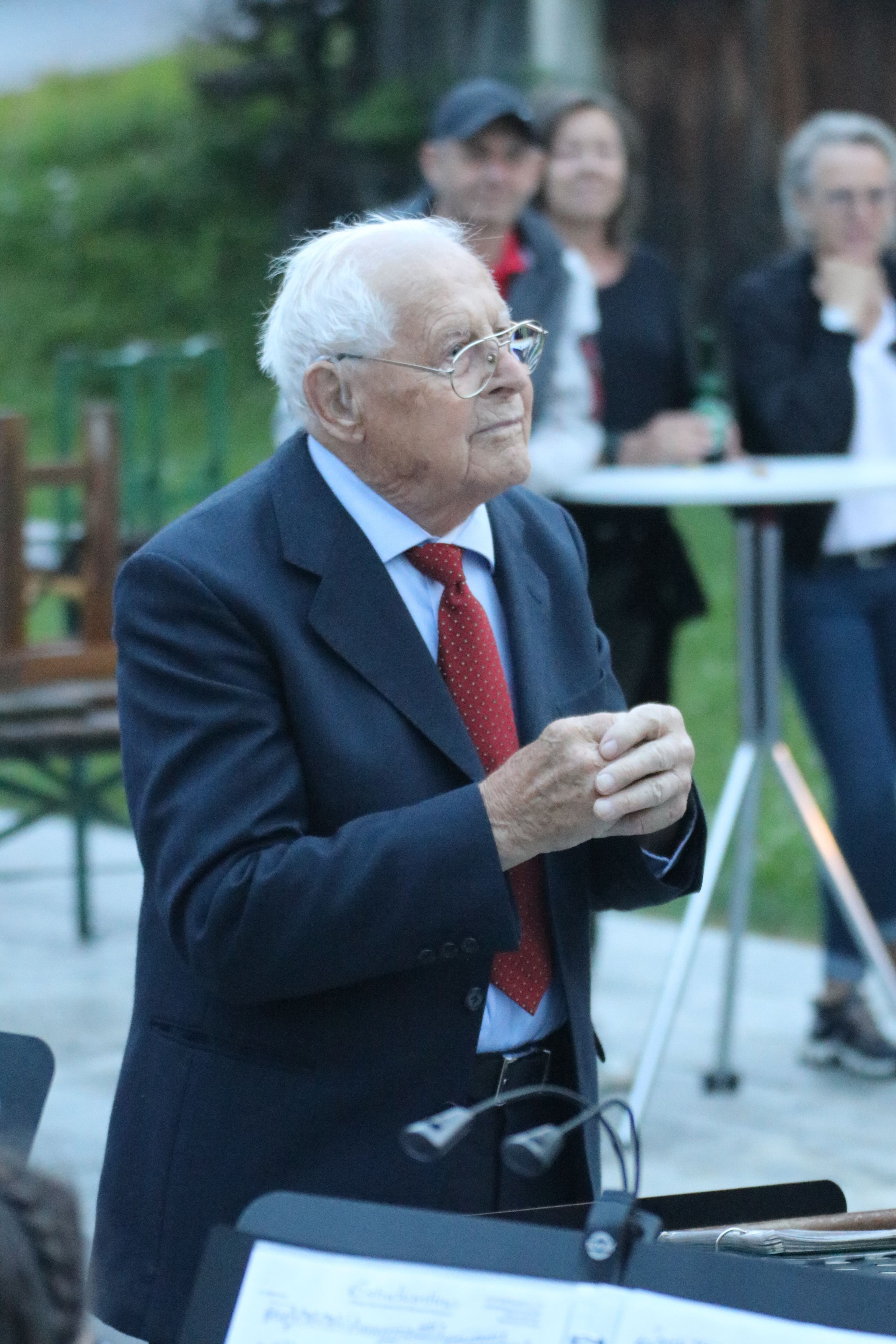 Gründungsmitgl. Franz Hanser dirigiert 24.7.2021