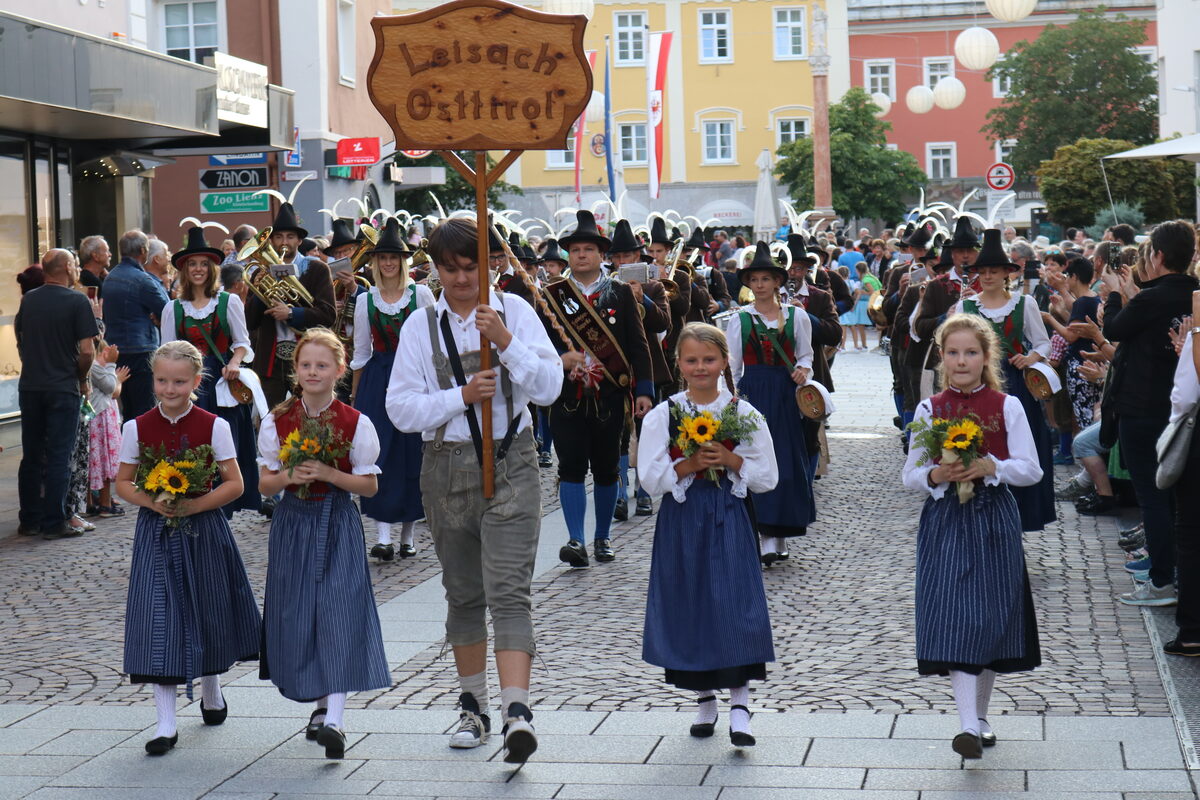 Beim Bezirksmusikfest 2019